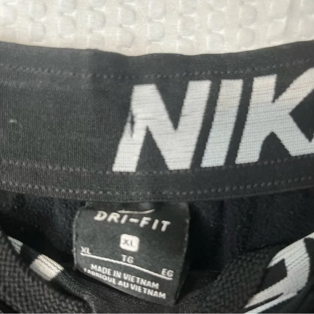 Nike Black Fleece Lined Polyester Running Jogging Pants Size XL